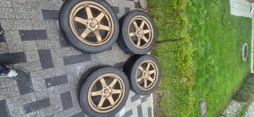 Jr3 japan racing custum 5x120 et38 9,5j 18inche beschikbaar voor biedingen