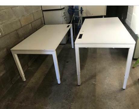Lot de 7 tables bureau atelier abimé 160x80, Maison & Meubles, Bureaux, Comme neuf, Bureau, Enlèvement