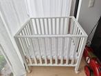 Wit park, inclusief matras, Kinderen en Baby's, Ophalen, Gebruikt, Vierkant, In hoogte verstelbaar