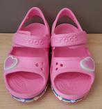 Crocs roze regenboog 27-28, Schoenen, Meisje, Gebruikt, Ophalen of Verzenden