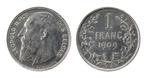 11189 * LEOPOLD II * 1 frank 1909 fr  zonder punt * F D C, Zilver, Verzenden