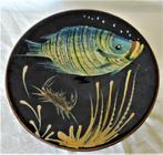 Plat Puigdemont à décor de poissons. 1960, Antiquités & Art, Enlèvement ou Envoi