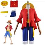 One Piece Monkey D Luffy kostuum voor kids, Garçon ou Fille, Enlèvement ou Envoi, 110 à 116, Neuf