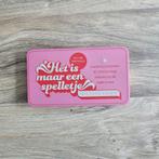 Het is maar een spelletje – hilarisch gezelschapsspel, Ophalen, Nieuw