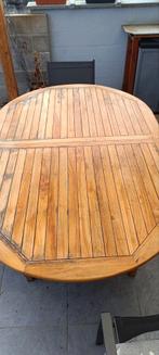 Table en teck 180/120, Jardin & Terrasse, Enlèvement, Utilisé