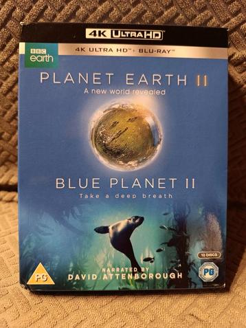 Planet Earth II - Blue Planet II 4K + Blu-ray 10 discs beschikbaar voor biedingen