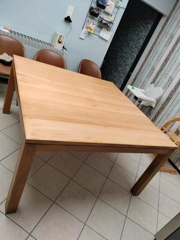 Grande table carrée, Maison & Meubles, Tables | Tables à manger, Enlèvement, Comme neuf