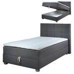 COMPLETE Boxspring NOA 100 x 200 Topper +Opberg +Hoofdbord!, 100 cm, Eenpersoons, Verzenden, Nieuw