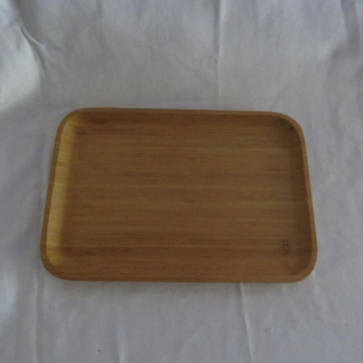 Bamboe plateau serveerplateau dienblad Point Virgule, Huis en Inrichting, Woonaccessoires | Dienbladen, Ophalen of Verzenden