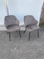 NIEUWE luxe eetkamerstoelen horeca kwaliteit chique velvet, Ophalen, Overige kleuren, Nieuw, Metaal