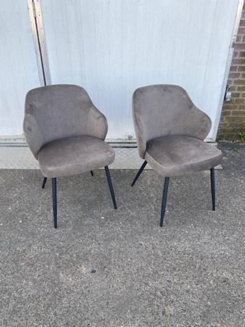 NIEUWE luxe eetkamerstoelen horeca kwaliteit chique velvet beschikbaar voor biedingen