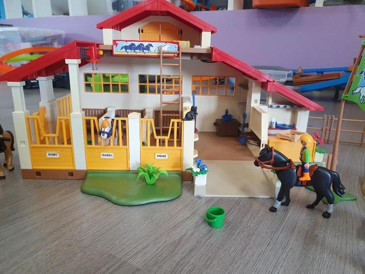 Playmobil set Paarden 4190-5111(2x)-4186, Kinderen en Baby's, Speelgoed | Playmobil, Gebruikt, Complete set, Ophalen of Verzenden