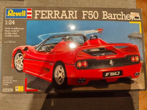 Revell Ferrari F50 Barchetta, Hobby en Vrije tijd, Modelbouw | Auto's en Voertuigen, Zo goed als nieuw, Auto, Groter dan 1:32