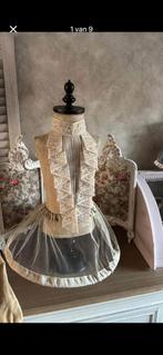Paspopje met jabot en onderrok, Antiek en Kunst, Ophalen of Verzenden
