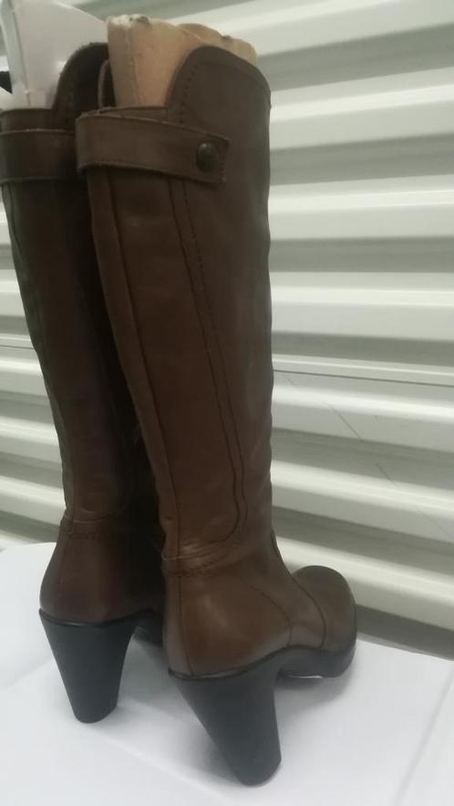 552A* BOO jolies bottes brunes cuir (41), Vêtements | Femmes, Chaussures, Porté, Bottes hautes, Brun, Envoi