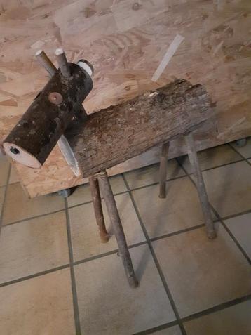 Houten kerstversiering  beschikbaar voor biedingen