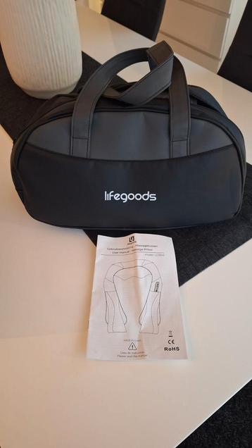Nieuw LifeGoods massagekussen met armlussen  beschikbaar voor biedingen