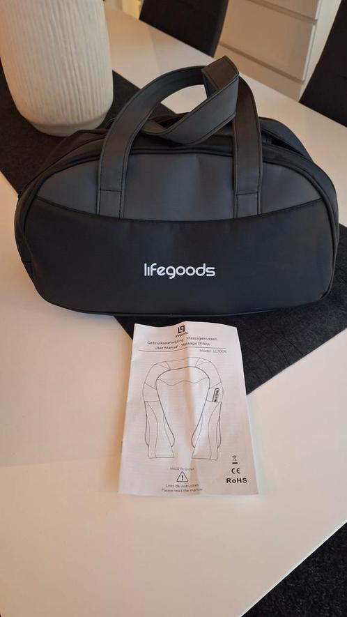 Nieuw LifeGoods massagekussen met armlussen, Sport en Fitness, Massageproducten, Nieuw, Ophalen of Verzenden