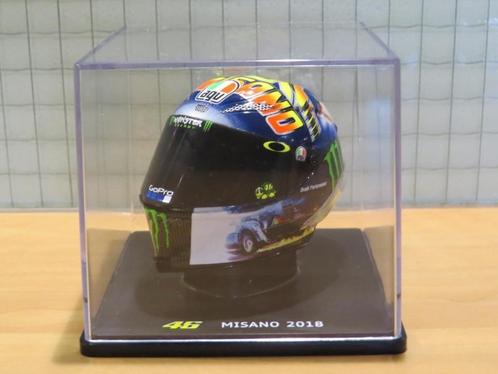 Valentino Rossi AGV helmet 2018 Misano 1:5, Hobby en Vrije tijd, Modelauto's | 1:5 tot 1:12, Nieuw, Motor, 1:5 t/m 1:8, Ophalen of Verzenden
