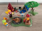 PLAYMOBIL- Tentenkamp met kampvuur, Ophalen of Verzenden, Zo goed als nieuw
