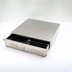 Dubbele afkloplade in inox, handgemaakt, superchique looks!, Neuf, Machine à espresso, Réservoir d'eau amovible, Enlèvement ou Envoi