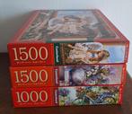 Lot 3 puzzels Castorland volledig kompleet in 1 koop zgan, Enlèvement ou Envoi