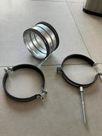 2 houders + 1 verlengstuk ventilatieschacht 125mm, Enlèvement, Neuf