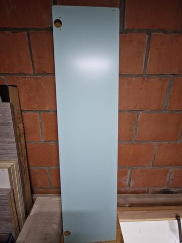 2x SMASTAD deur, blauw/turkoois, afgeronde hoeken (120x30cm)