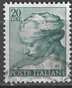 Italie 1961 - Yvert 830 - Werken van Michelangelo (ST), Postzegels en Munten, Verzenden, Gestempeld