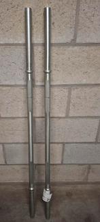 2 halterstangen 120cm en 6kg in prima staat, Sport en Fitness, Fitnessmaterialen, Ophalen, Halterstangen