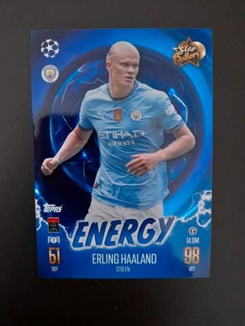 Energy Erling Haaland Topps Match Attax 2024-2025 beschikbaar voor biedingen