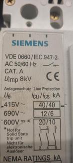 siemens, Bricolage & Construction, Électricité & Câbles, Enlèvement