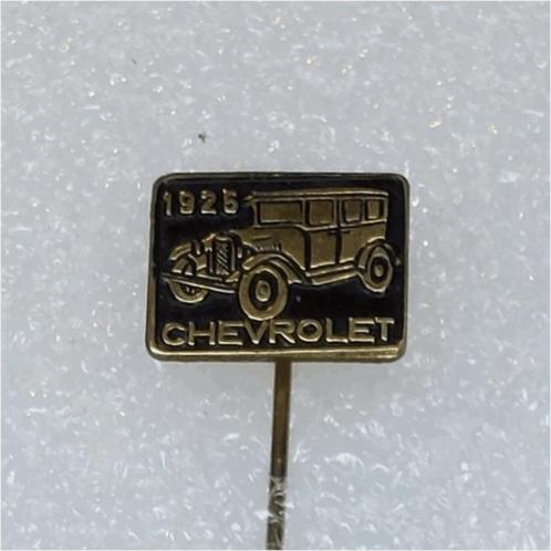 SP0812 Speldje 1926 Chevrolet zwart, Verzamelen, Speldjes, Pins en Buttons, Gebruikt, Ophalen of Verzenden