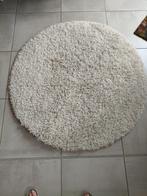 Tapis rond blanc cassé, 100 à 150 cm, Rond, Comme neuf, 100 à 150 cm
