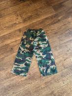 Leger broek verkleed pak / carnaval, maat 110-116 5-6 jaar, Ophalen