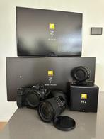 Nikon Z7 kit met 24-70 S f4 lens + FTZ adapter + 2 batterij, Audio, Tv en Foto, Fotocamera's Digitaal, Ophalen, Zo goed als nieuw