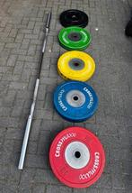 150kg Titan Competitie Bumperplates , Olympische Halterstang, Sport en Fitness, Fitnessmaterialen, Ophalen, Gebruikt, Halterschijven