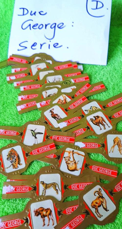 Adv. 1 van 2 -> 45 euro voor ALLE sigarenbandjes tezamen, Verzamelen, Rookartikelen, Aanstekers en Luciferdoosjes, Gebruikt, Sigarenbandjes