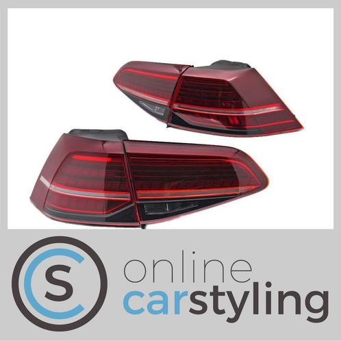 LED Achterlichten VW Golf VII Rood Smoke Dynamic LED, Auto-onderdelen, Verlichting, Volkswagen, Nieuw, Ophalen of Verzenden