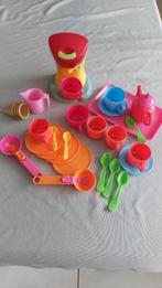 Koffie speelset met tasjes,borden en ijsjes, Ophalen, Gebruikt, Kunststof, Speelkeuken-accessoire