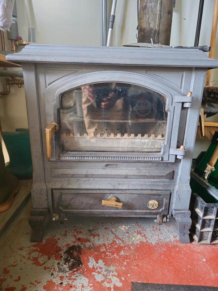 Openhaard EFEL, Maison & Meubles, Poêles, Utilisé, Autoportant, Poêle à bois, Bois, Enlèvement