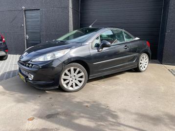 peuggeot 207cc benzine - cabrio - leder - gekeurd - garantie beschikbaar voor biedingen