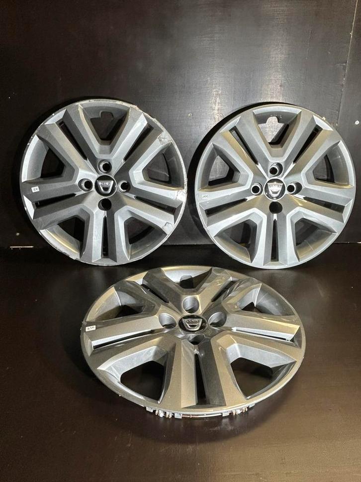 3 Dacia Sandero Dokker Jogger 16" wieldop, Auto diversen, Wieldoppen, Gebruikt, Ophalen of Verzenden