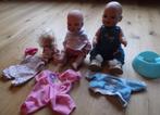 Poupées/Poppen (x3) - Zapf + Loko Toys + Corolle, Ophalen, Gebruikt, Babypop