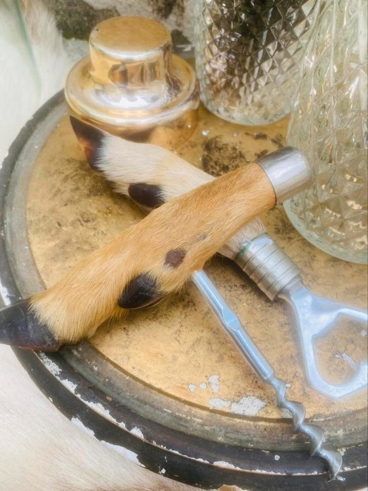 Vintage flesopeners bokken poot, Antiek en Kunst, Curiosa en Brocante, Ophalen of Verzenden