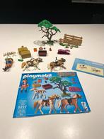 Playmobil 5227 paardenweide met 2 paarden en veulen, Gebruikt, Complete set