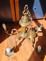 Antieke koperen kroonluchter – uniek vintage stuk.2stuk, Enlèvement ou Envoi, Comme neuf