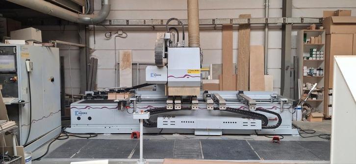 CNC, Weeke, Homag, BHC 550, C-as,, Bricolage & Construction, Outillage | Fraiseuses, Enlèvement
