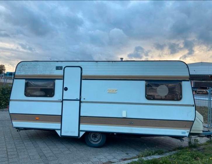 Caravan TEC met douche!, Caravans en Kamperen, Caravanaccessoires, Gebruikt, Ophalen