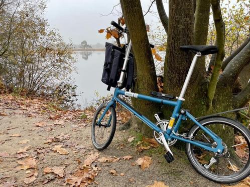 Vouwfiets Ahooga, Fietsen en Brommers, Fietsen | Vouwfietsen, Gebruikt, Overige merken, 18 tot 20 inch, Totaal opvouwbaar, Versnellingen